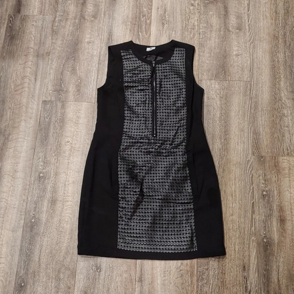 Worthington Faux Leather Front Dress - Picture 1 of 4